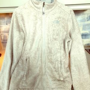 The North Face cream fleece